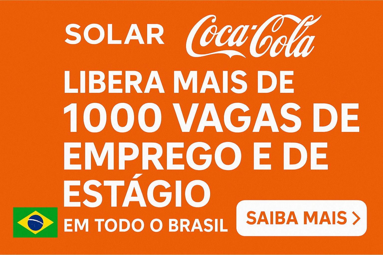 Solar Coca-Cola emprego no Brasil
